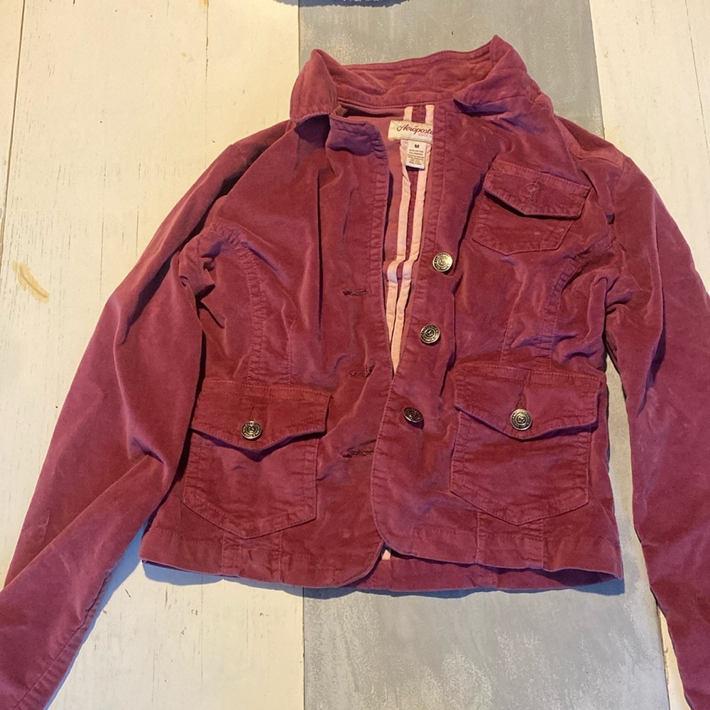Aeropostale velvet rose jacket